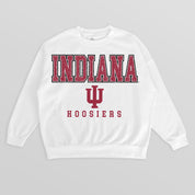 INDIANA HOOSIERS Freestyle Fleece Drop-Shoulder Pullover