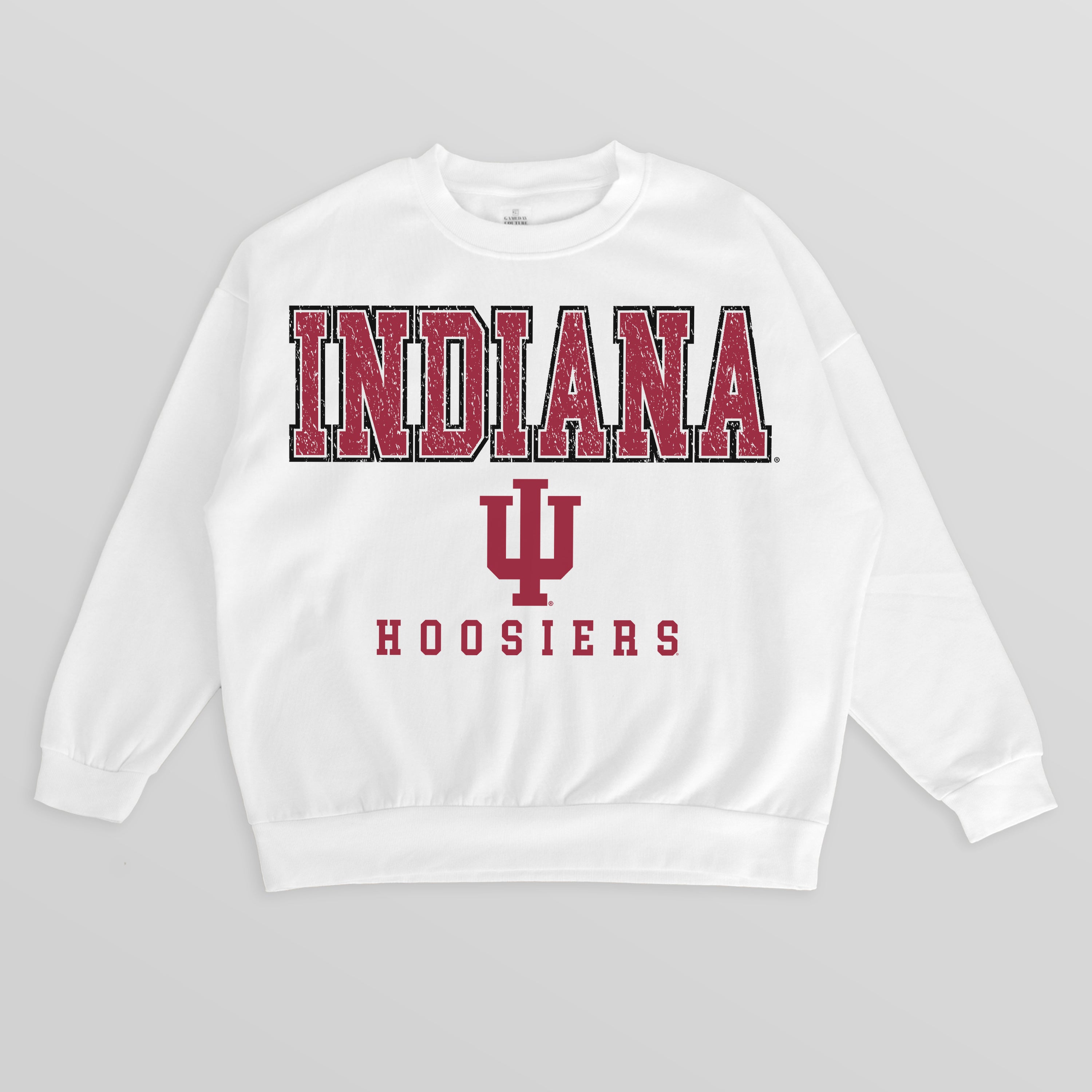 INDIANA HOOSIERS Freestyle Fleece Drop-Shoulder Pullover