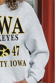 IOWA HAWKEYES Allegiance Fleece Drop-Shoulder Pullover