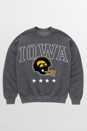 IOWA HAWKEYES RISING STAR PREMIUM FLEECE CREWNECK PULLOVER