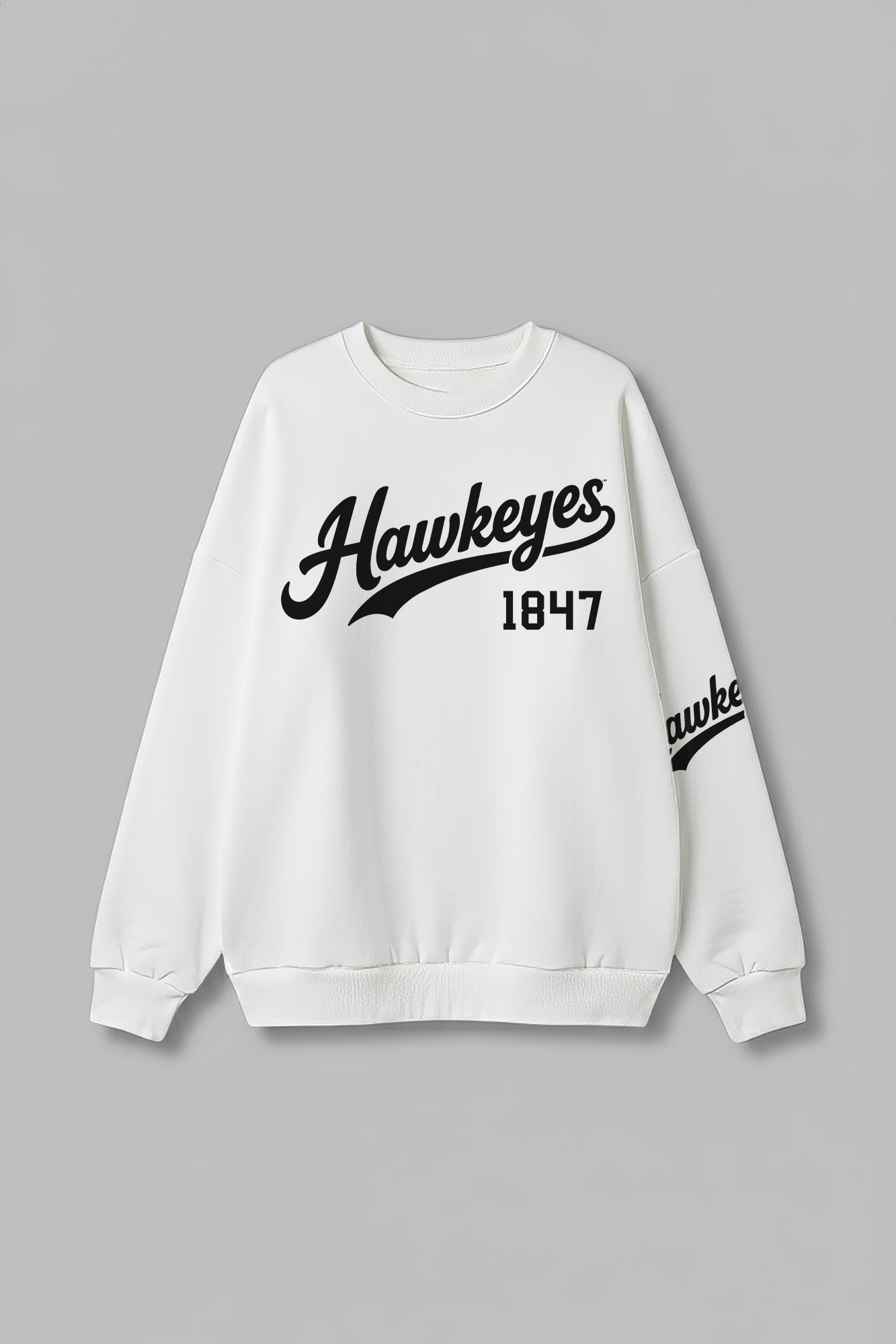 IOWA HAWKEYES DAY ONE PREMIUM FLEECE UNISEX CREWNECK PULLOVER