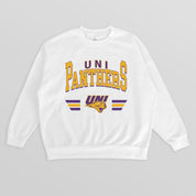 NORTHERN IOWA PANTHERS SWIFT STRIKE PREMIUM FLEECE DROP SHOULDER CREWNECK PULLOVER