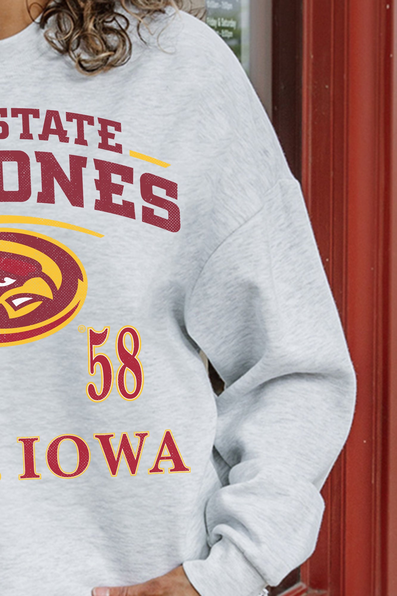 IOWA STATE CYCLONES Allegiance Fleece Drop-Shoulder Pullover
