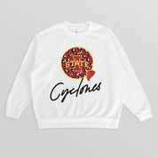 IOWA STATE CYCLONES WILD BREAKTHROUGH PREMIUM FLEECE CREWNECK PULLOVER