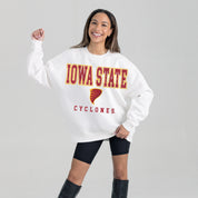 IOWA STATE CYCLONES Freestyle Fleece Drop-Shoulder Pullover