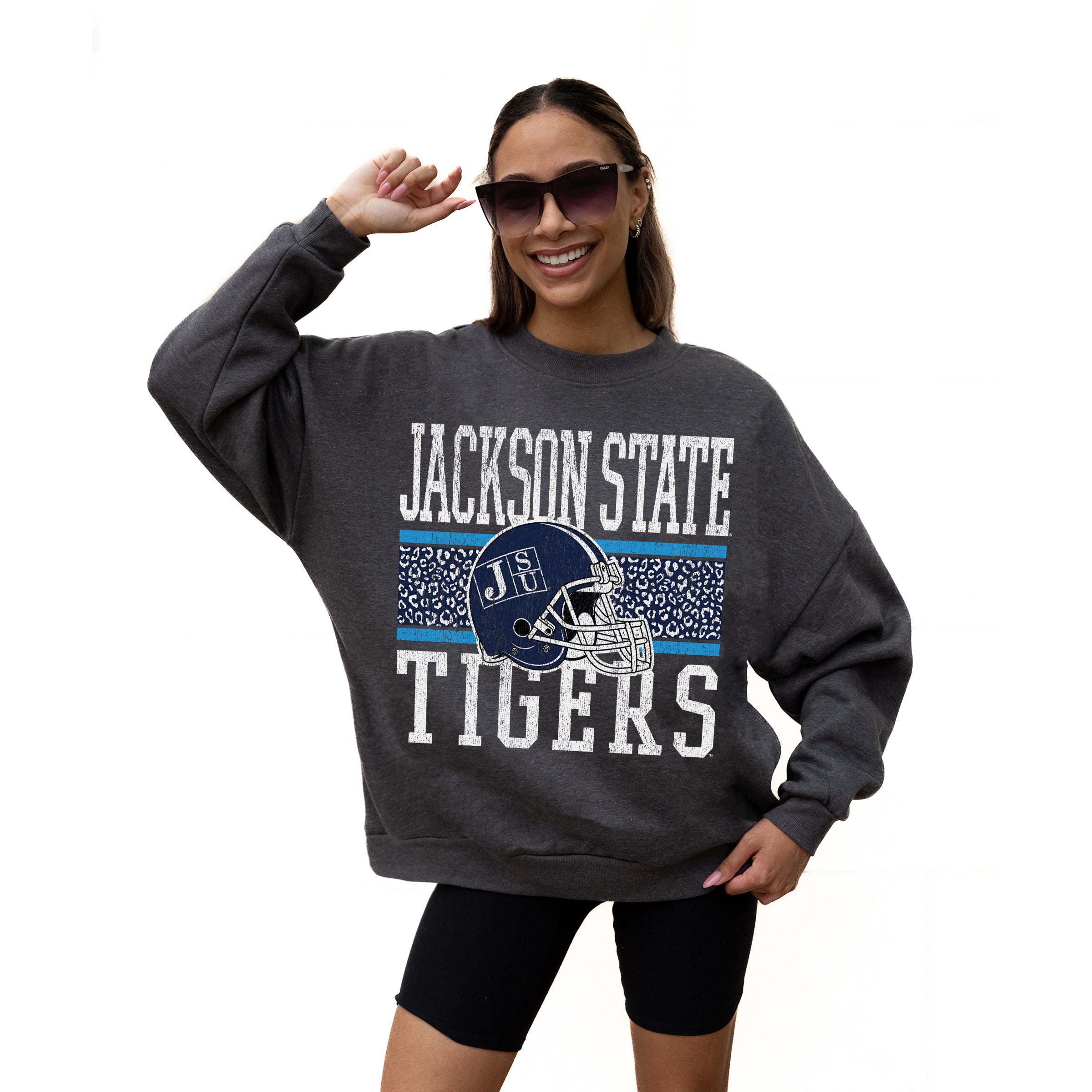 JACKSON STATE TIGERS Wild Tailgate Fleece Pullover