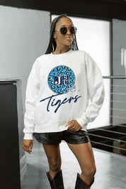 JACKSON STATE TIGERS WILD BREAKTHROUGH PREMIUM FLEECE CREWNECK PULLOVER