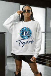 JACKSON STATE TIGERS WILD BREAKTHROUGH PREMIUM FLEECE CREWNECK PULLOVER