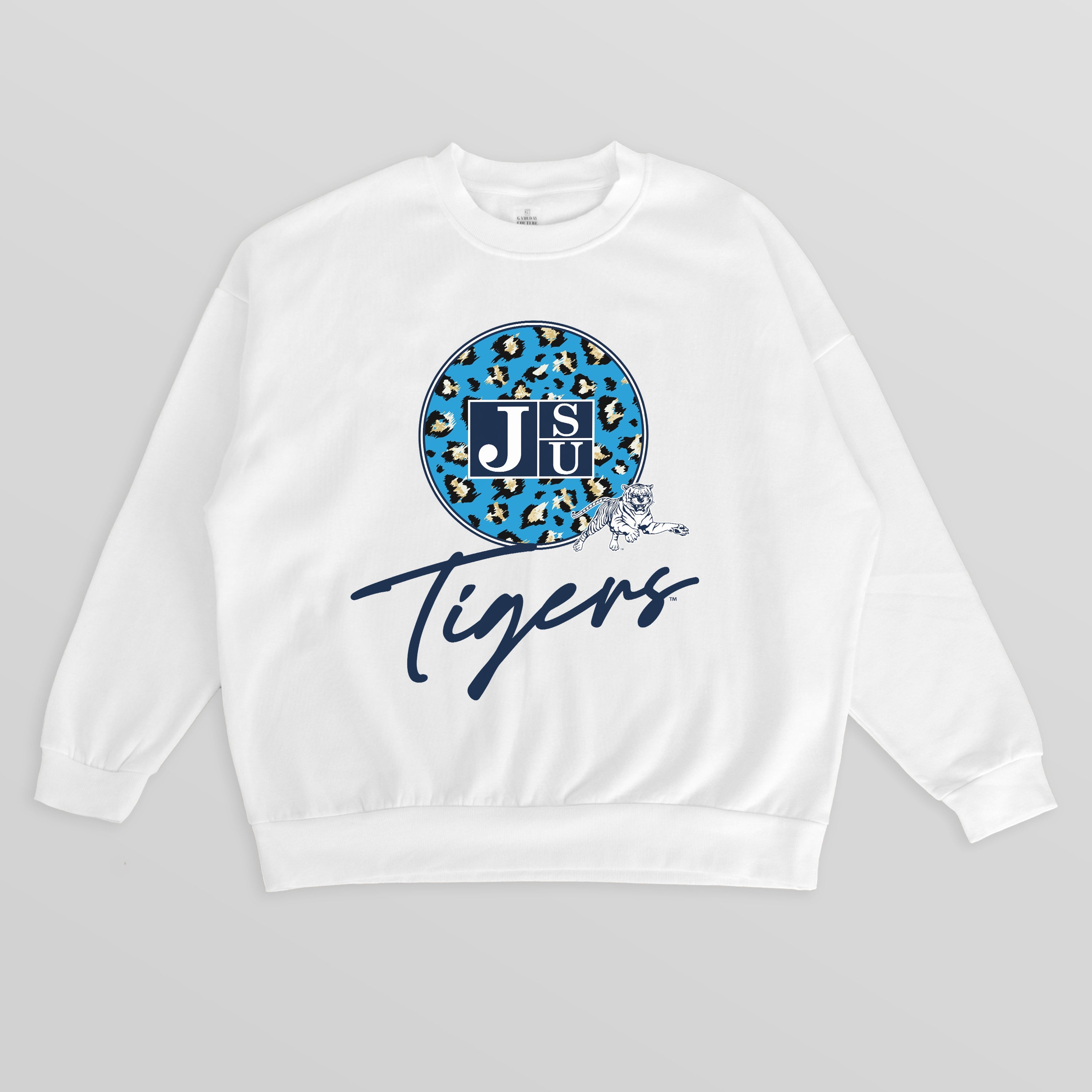 JACKSON STATE TIGERS WILD BREAKTHROUGH PREMIUM FLEECE CREWNECK PULLOVER