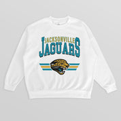 JACKSONVILLE JAGUARS SWIFT STRIKE PREMIUM FLEECE CREWNECK PULLOVER