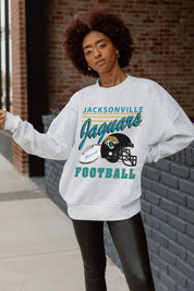 JACKSONVILLE JAGUARS HOME TURF PREMIUM FLEECE CREWNECK PULLOVER