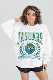 JACKSONVILLE JAGUARS STAY COOL PREMIUM FLEECE CREWNECK PULLOVER