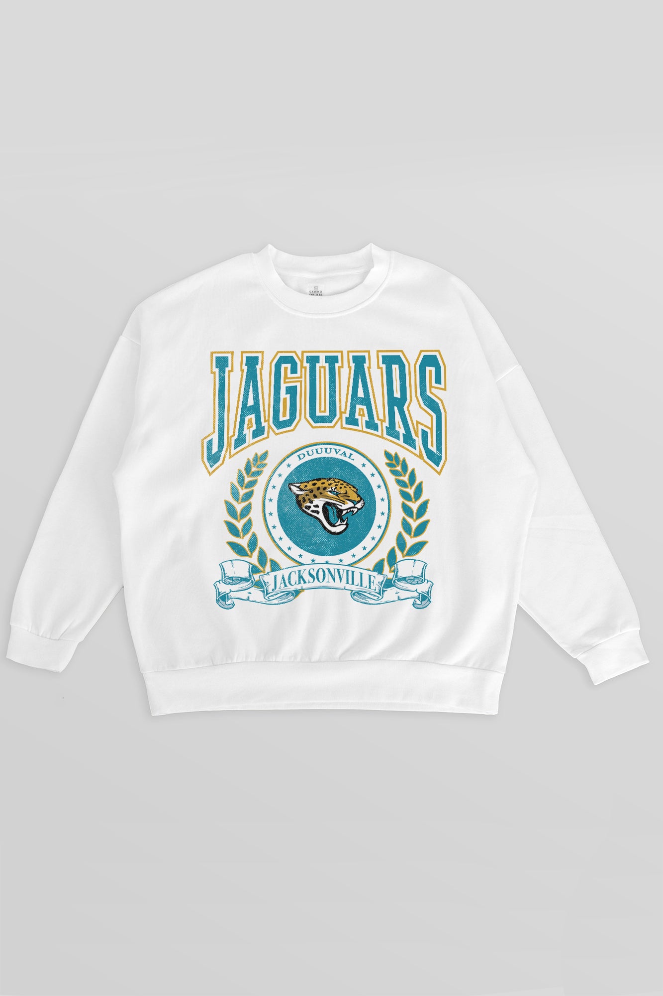 JACKSONVILLE JAGUARS STAY COOL PREMIUM FLEECE CREWNECK PULLOVER