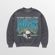 JACKSONVILLE JAGUARS KICKOFF CLASSIC PREMIUM FLEECE DROP SHOULDER CREWNECK PULLOVER