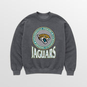 JACKSONVILLE JAGUARS SATURDAY SEAL PREMIUM FLEECE DROP SHOULDER CREWNECK PULLOVER