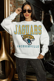 JACKSONVILLE JAGUARS Sunday Drives Fleece Crewneck Pullover