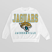 JACKSONVILLE JAGUARS Sunday Drives Fleece Crewneck Pullover