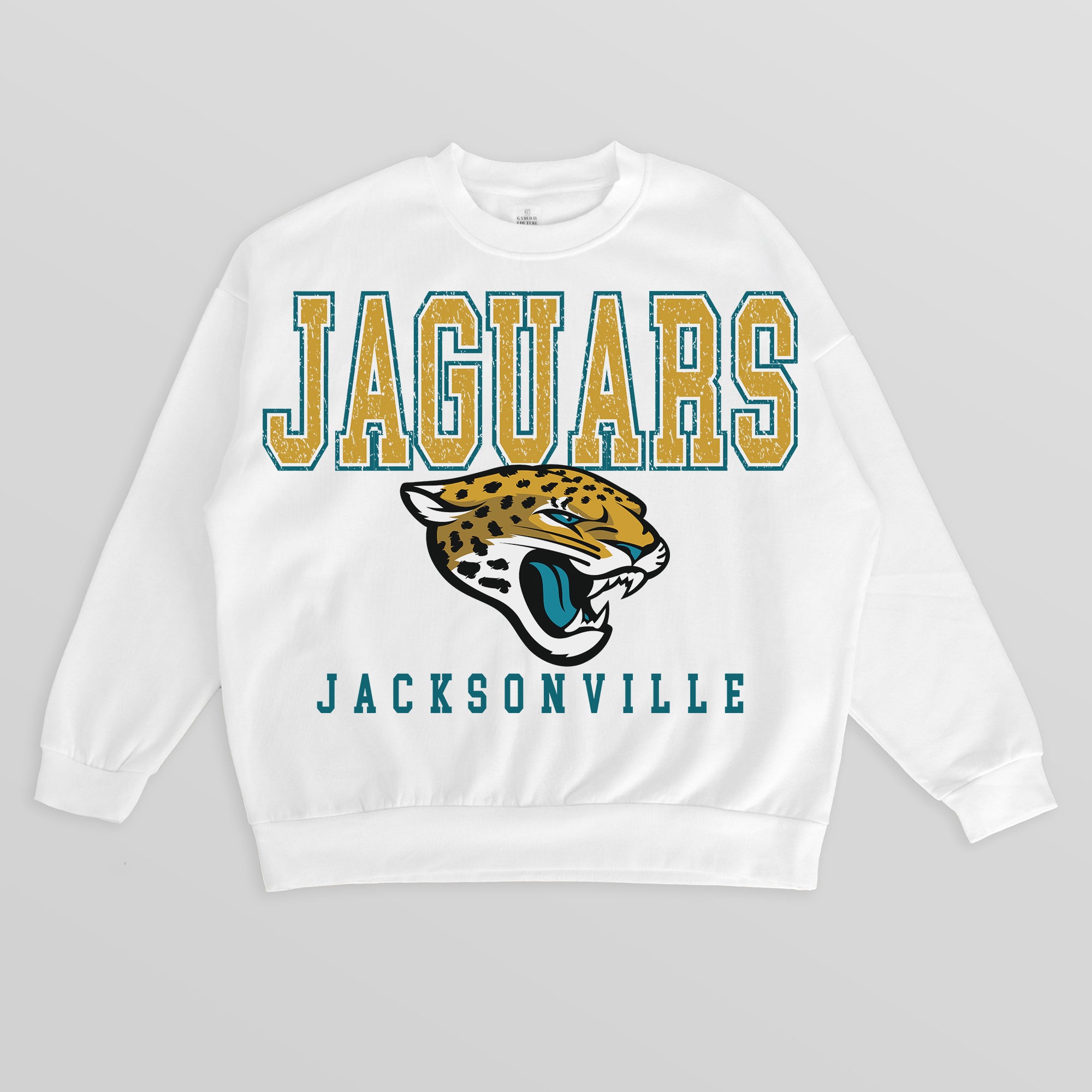 JACKSONVILLE JAGUARS Sunday Drives Fleece Crewneck Pullover