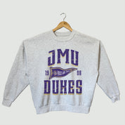 JAMES MADISON DUKES PENNANT PRIDE PREMIUM FLEECE DROP SHOULDER CREWNECK PULLOVER