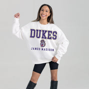 JAMES MADISON DUKES FREESTYLE PREMIUM FLEECE CREWNECK PULLOVER