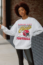 KANSAS CITY CHIEFS HOME TURF PREMIUM FLEECE CREWNECK PULLOVER