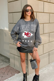 KANSAS CITY CHIEFS RISING STAR PREMIUM FLEECE CREWNECK PULLOVER