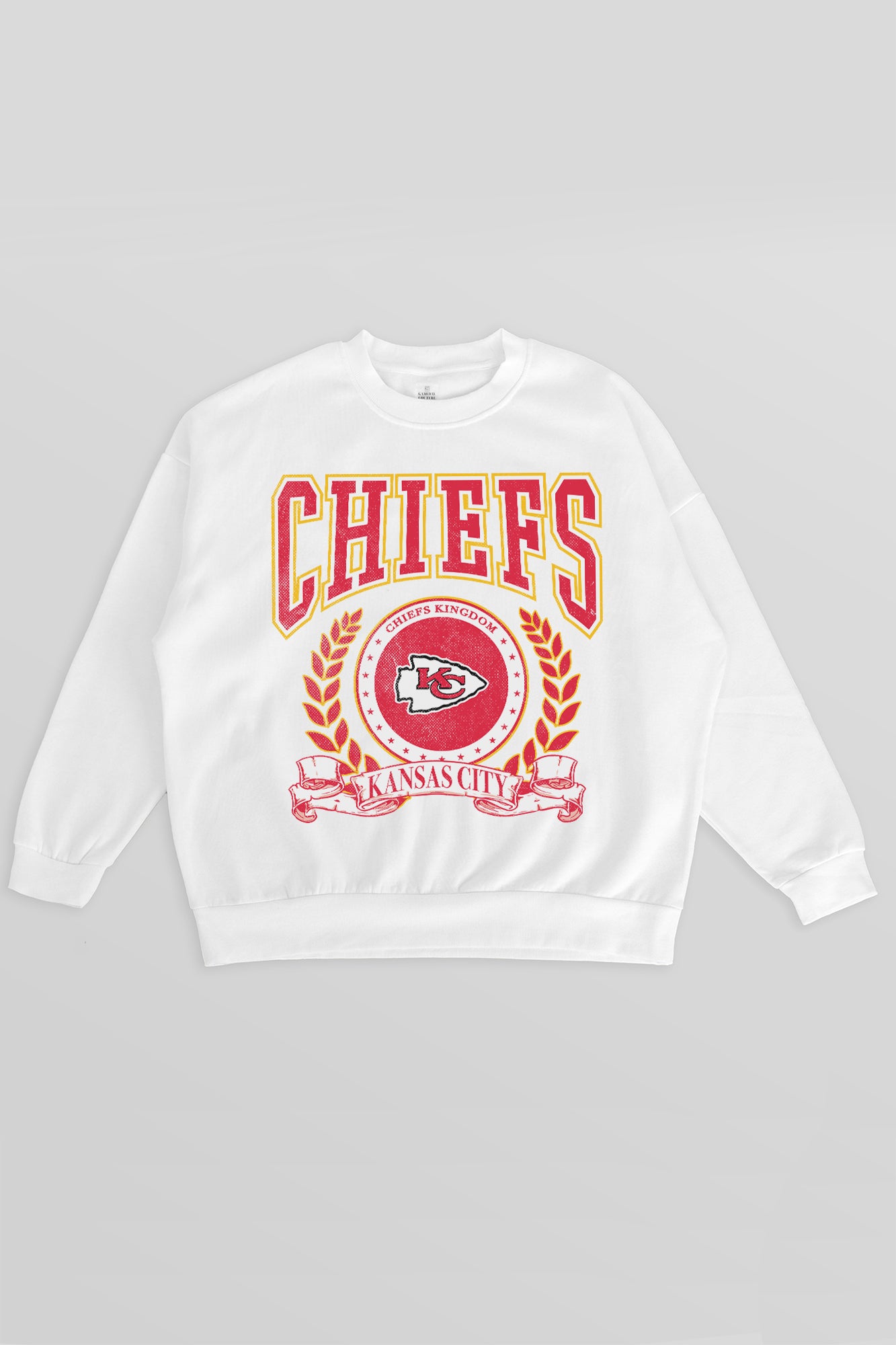 KANSAS CITY CHIEFS STAY COOL PREMIUM FLEECE CREWNECK PULLOVER