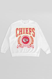 KANSAS CITY CHIEFS STAY COOL PREMIUM FLEECE CREWNECK PULLOVER