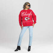 KANSAS CITY CHIEFS LEGACY CLUB PREMIUM FLEECE CREWNECK PULLOVER
