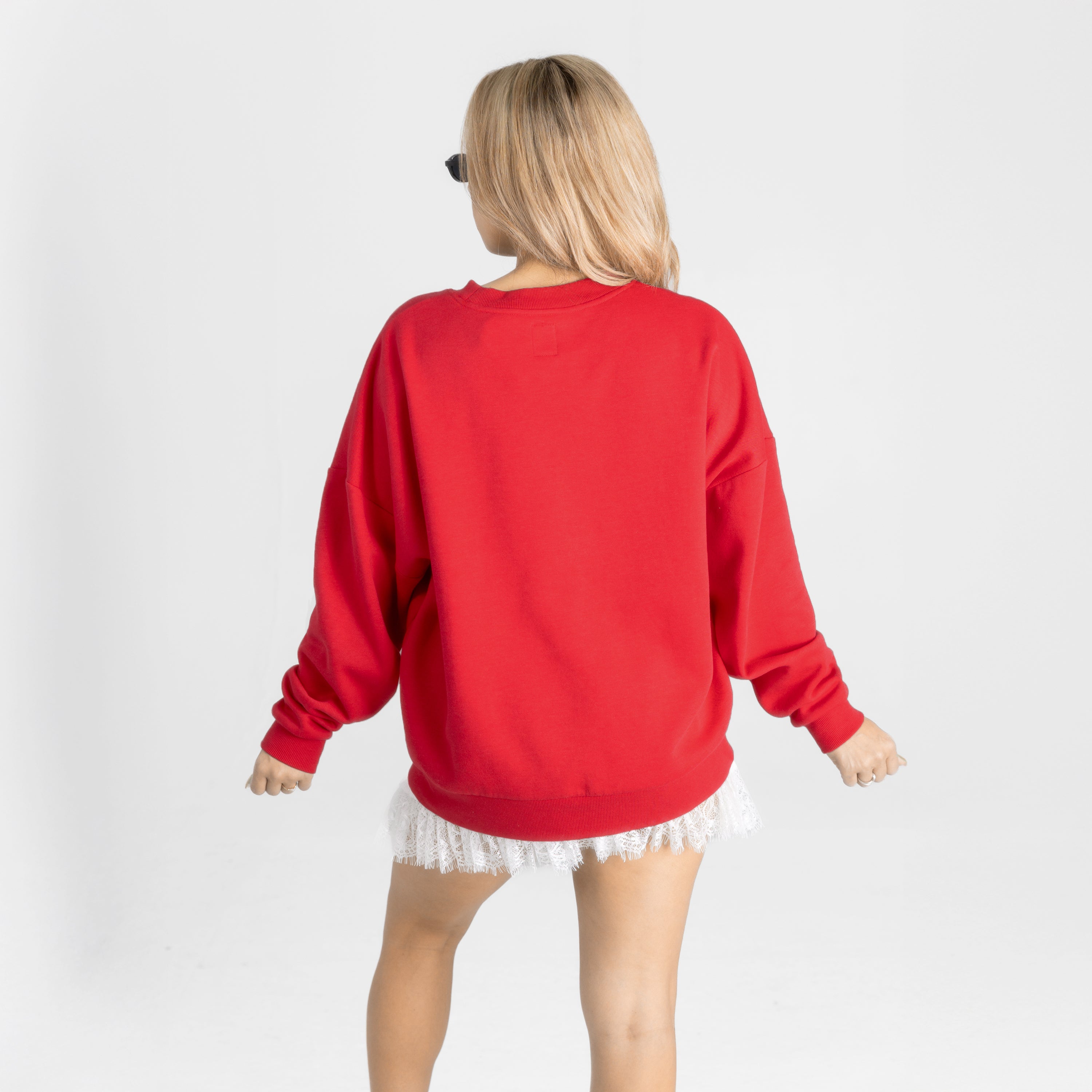 KANSAS CITY CHIEFS MAIN CHARACTER PREMIUM FLEECE DROP SHOULDER CREWNECK PULLOVER