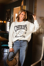 KANSAS CITY CHIEFS PEAK SEASON PREMIUM FLEECE CREWNECK PULLOVER