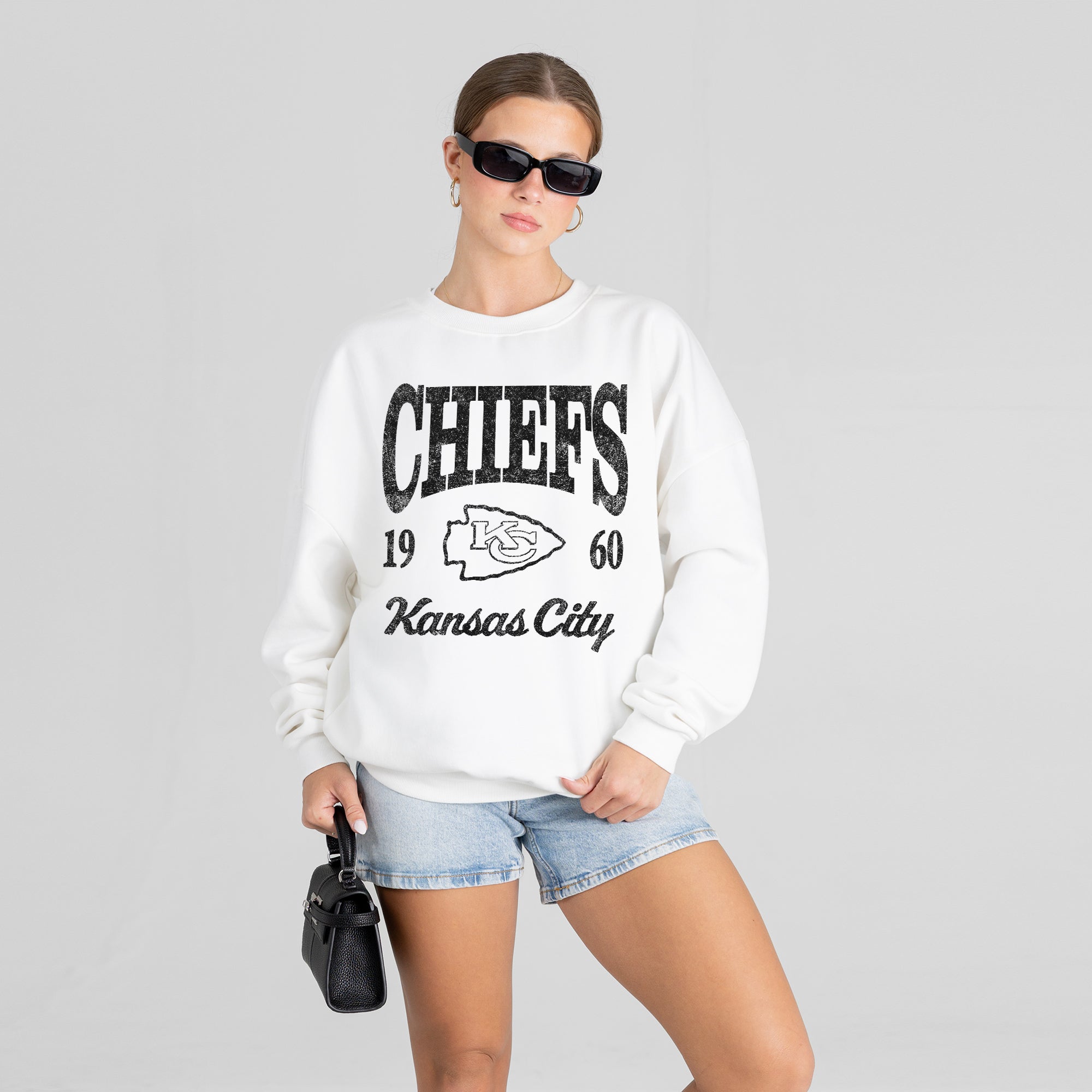 KANSAS CITY CHIEFS PEAK SEASON PREMIUM FLEECE CREWNECK PULLOVER