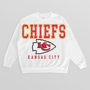 KANSAS CITY CHIEFS Sunday Drives Fleece Crewneck Pullover