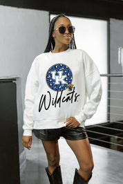 KENTUCKY WILDCATS WILD BREAKTHROUGH PREMIUM FLEECE CREWNECK PULLOVER