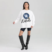 KENTUCKY WILDCATS WILD BREAKTHROUGH PREMIUM FLEECE CREWNECK PULLOVER