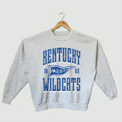 KENTUCKY WILDCATS PENNANT PRIDE PREMIUM FLEECE DROP SHOULDER CREWNECK PULLOVER
