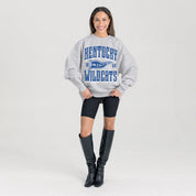 KENTUCKY WILDCATS PENNANT PRIDE PREMIUM FLEECE DROP SHOULDER CREWNECK PULLOVER