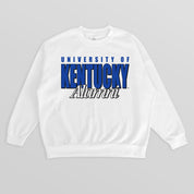 KENTUCKY WILDCATS ALUMNI ERA PREMIUM DROP SHOULDER FLEECE CREWNECK PULLOVER