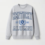 KENTUCKY WILDCATS DEGREE UNLOCKED PREMIUM DROP SHOULDER FLEECE CREWNECK PULLOVER