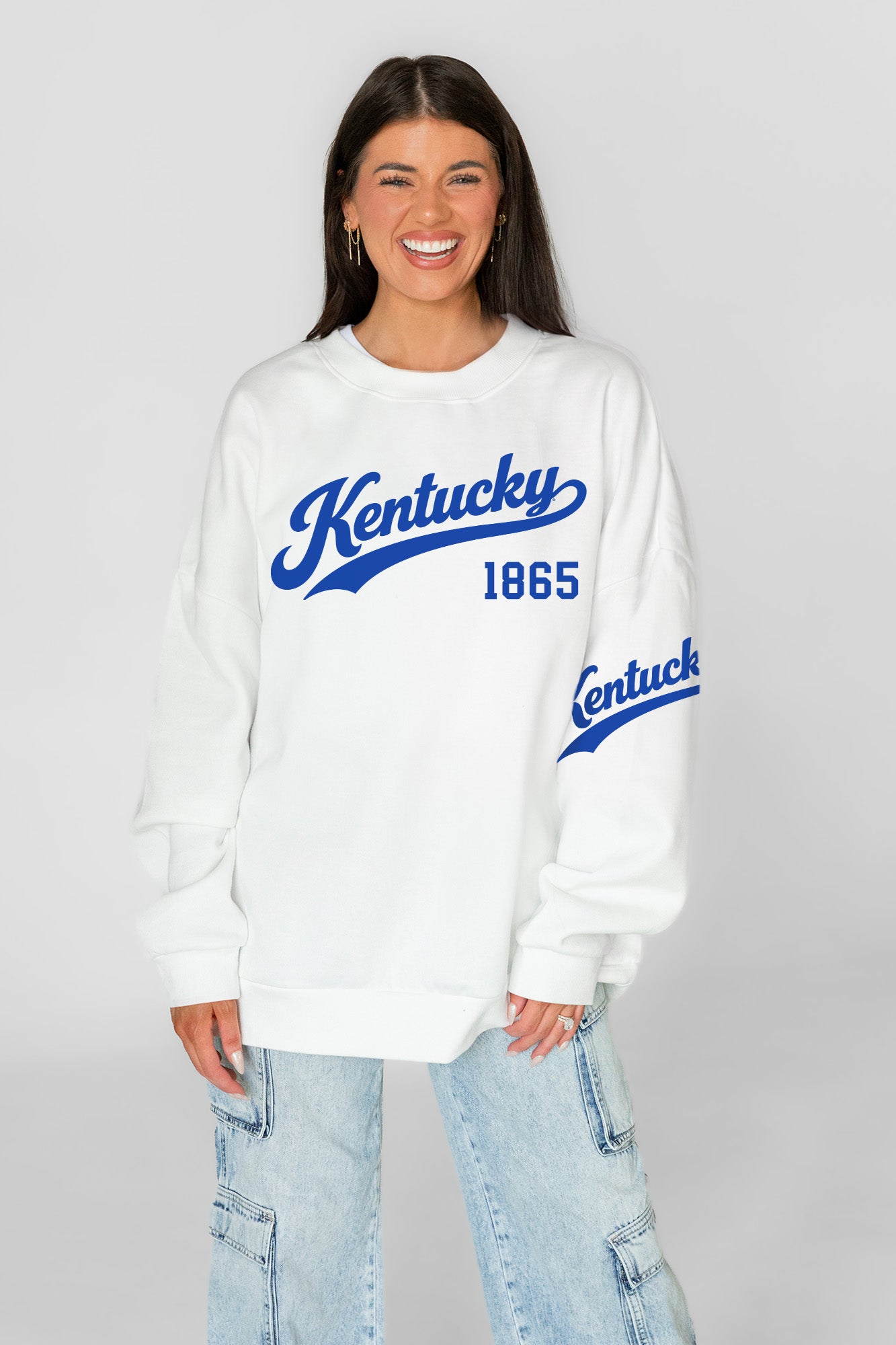 KENTUCKY WILDCATS DAY ONE PREMIUM FLEECE UNISEX CREWNECK PULLOVER