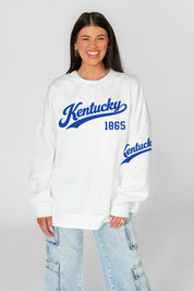 KENTUCKY WILDCATS DAY ONE PREMIUM FLEECE UNISEX CREWNECK PULLOVER