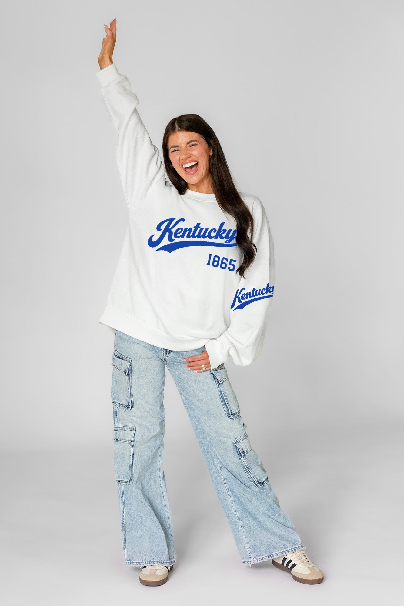 KENTUCKY WILDCATS DAY ONE PREMIUM FLEECE UNISEX CREWNECK PULLOVER