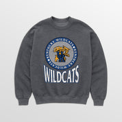 KENTUCKY WILDCATS SATURDAY SEAL PREMIUM FLEECE DROP SHOULDER CREWNECK PULLOVER