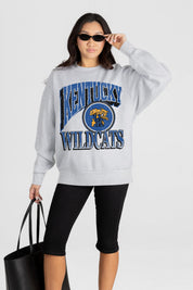 KENTUCKY WILDCATS GAME ON PREMIUM FLEECE DROP SHOULDER CREWNECK PULLOVER