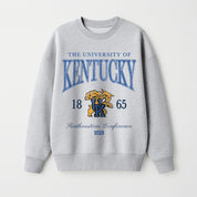 KENTUCKY WILDCATS INSTANT CLASSIC PREMIUM FLEECE DROP SHOULDER CREWNECK PULLOVER
