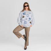 KENTUCKY WILDCATS ALL IN REPEAT PREMIUM FLEECE DROP SHOULDER CREWNECK PULLOVER