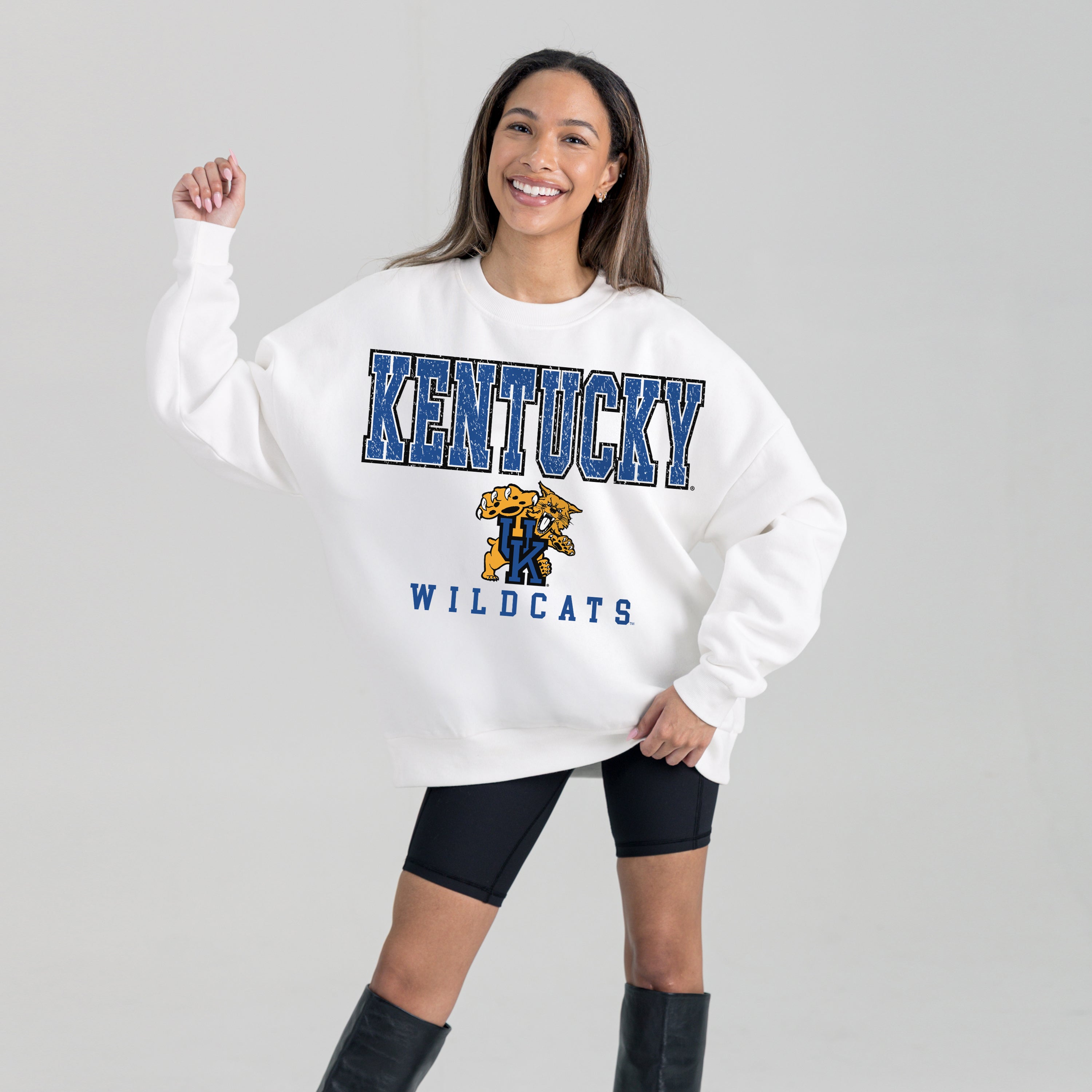 KENTUCKY WILDCATS Freestyle Fleece Drop-Shoulder Pullover