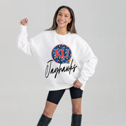 KANSAS JAYHAWKS WILD BREAKTHROUGH PREMIUM FLEECE CREWNECK PULLOVER