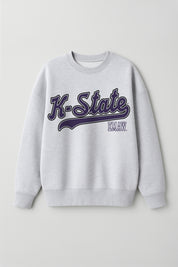KANSAS STATE WILDCATS CLASSIC WIN PREMIUM FLEECE CREWNECK PULLOVER