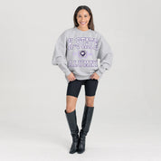 KANSAS STATE WILDCATS DEGREE UNLOCKED PREMIUM DROP SHOULDER FLEECE CREWNECK PULLOVER